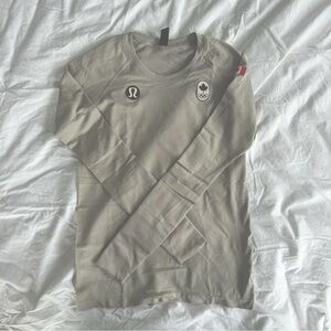 Lululemon Switfly Long Sleeve *COC- beige